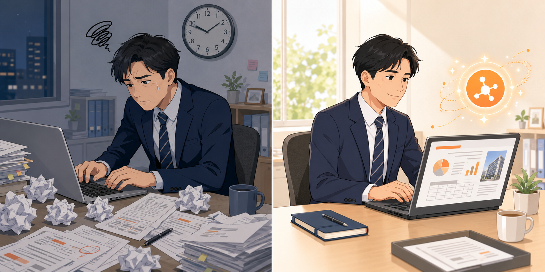 営業業務の Before/After