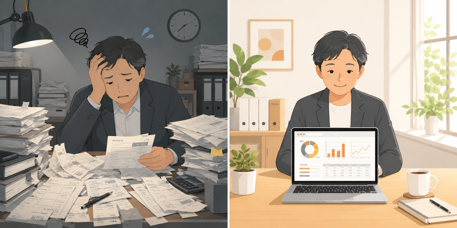 経理業務の Before/After
